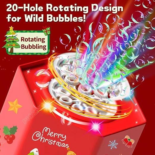 Bubble Machine with Lights and Music