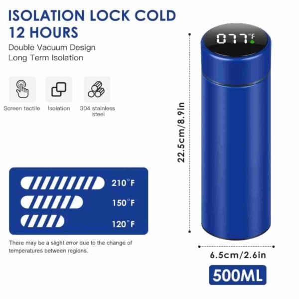 Temperature Bottles with Led Display